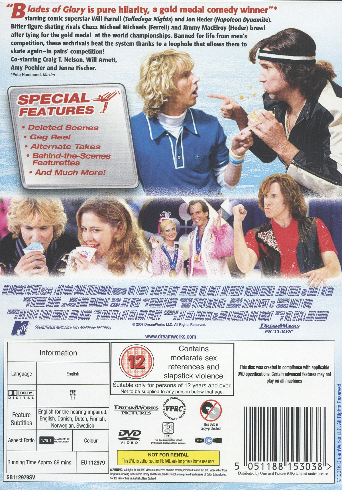 Blades Of Glory DVD Film   16783 