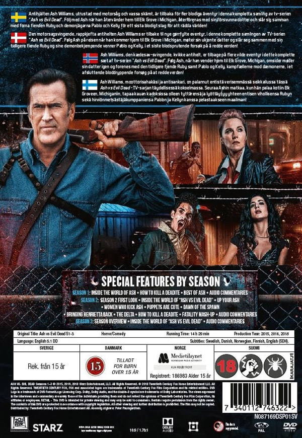 Ash Vs. Evil Dead: Season 1-3 (DVD) 