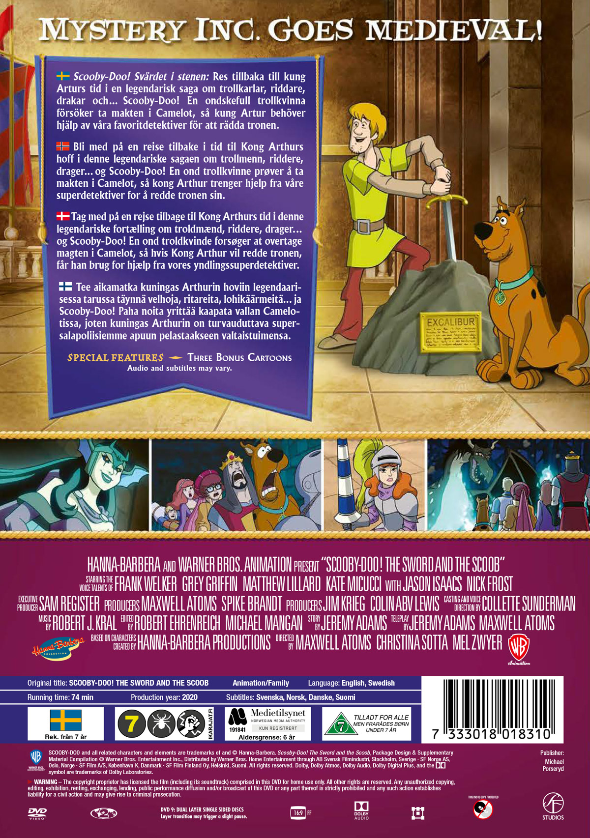 ScoobyDoo / Sword and the Scoob (DVD) film