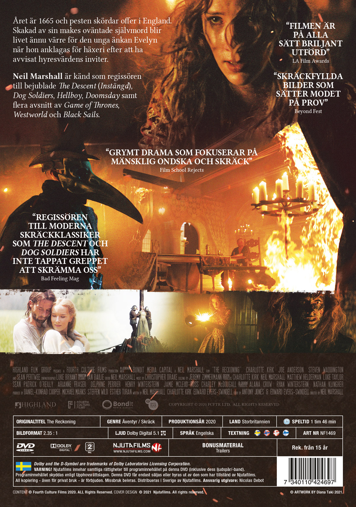 The Reckoning - (DVD) - film