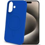 Celly: Cromomag Magnetic Soft rubber case MagSafe iPhone 16 Blå