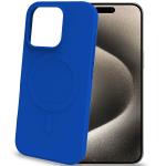 Celly: Cromomag Magnetic Soft rubber case MagSafe iPhone 16 Pro Blå