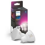 Philips: Hue White and Color Ambiance GU10 2-pack