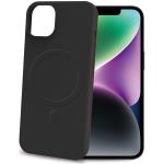 Celly: Cromomag Magnetic Soft rubber case MagSafe iPhone 15 Svart