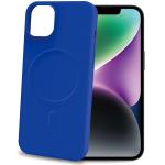 Celly: Cromomag Soft rubber case MagSafe iPhone 15 Blå