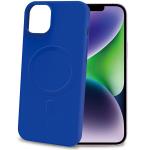 Celly: Cromomag Soft rubber case MagSafe iPhone 15 Plus Blå