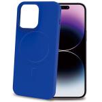 Celly: Cromomag Soft rubber case MagSafe iPhone 15 Pro Max Blå