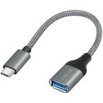 LogiLink: USB-C -hane till USB-A hona OTG 15W 0,15m