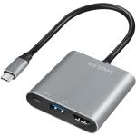 LogiLink: USB-C -> HDMI/USB-A/USB-C PD 4K/60Hz