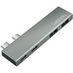 LogiLink: Dual USB 3.2 Gen2x2-hub 4-portar PD 100W