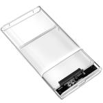 LogiLink: Hårdiskkabinett 2,5" SATA USB 3.0 Skruvfri design Transparent