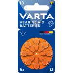 Varta: Hörapparatsbatteri 13 / A13 / PR48 8-pack