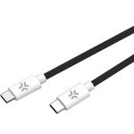 Celly: USB-C - USB-C-kabel 60W 1,5 m Svart