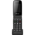 Denver: 4G Knapp-telefon med 2,4¿ färg-skärm, Bluetooth, SOS-knapp, flip-modell