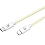 Celly: USB-C - USB-C-kabel 60W 1,5 m Gul