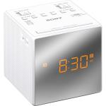 Sony: Klockradio m. två alarm Vit