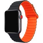 Celly: Armband till Apple Watch 42/44/45mm Magnetiskt Svart/Orange