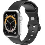 Celly: Armband till Apple Watch 38/40/41mm Silikon Svart