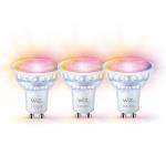 WiZ: WiFi Smart LED GU10 50W 345lm Färg + Varm-kallvit 3-pack