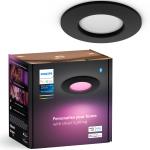 Philips Hue: Slim Downlight S 90mm White and Color Ambiance Svart 1-pack