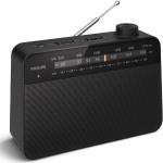 Philips: Bärbar analog FM/MW-radio TAR2509. Nät- eller batteridriven.