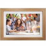 Denver: Smart fotoram 15,6" Full HD Wifi FRAMEO programvara PFF-1543LW Ljust trä