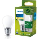 Philips: LED E27 Klot P45 2,3W (40W) Frostad 485lm 2700K Energiklass A
