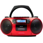 AIWA: Kassettradio CD/FM-radio/Kassettband/USB/BT Röd