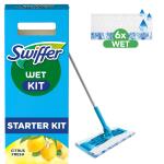 Swiffer: Startkit 1 Rengöringsmopp +6st fuktiga