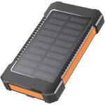 LogiLink: PowerBank 6.000 mAh 10W Solcell Svart/Orange