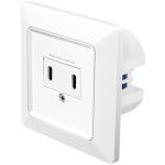 LogiLink: Vägguttag med 2xUSB-C PD 25W