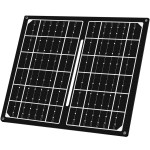 LogiLink: Vikbar solcellspanel med USB-laddare 1 x USB-A 7W