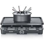 Severin: Fondue/Raclette Kombinerad 8pannor  2in1 RG 2347