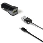 Celly: Billaddare + USB-C-kabel 2,4A 12W