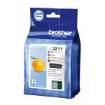 Brother LC3211VALDR, Value pack (BK,C,M,Y) 200 pages