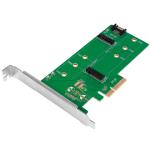 LogiLink: PCI-Express -> 2x M.2 SSD + 1x SATA SSD