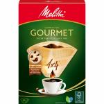 Melitta: Kaffefilter Gourmet 1X4 Oblekta 80st X8dfp