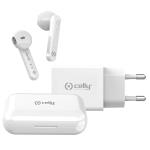 Celly: Laddare PD 18W + BT True Wireless headphones