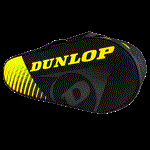 Dunlop: Racket-väska Thermo Play Svart/Gul