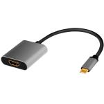 LogiLink: USB-C -> HDMI-adapter 4K/60Hz Aluminium 15cm