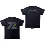 Metallica: Unisex T-Shirt/72 Seasons Charred Logo (Back Print) (Medium)