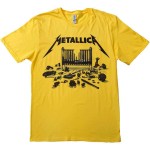 Metallica: Unisex T-Shirt/72 Seasons Simplified Cover (Yellow) (Small)