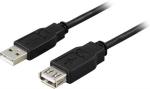 DELTACO USB Cable | USB-A - USB-A | 2.0 | 5m | Black