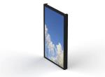 Hi-Nd Wall Casing 32" Portrait for Samsung, LG & Philips, Polycarbonate protection, Black RAL 9005