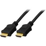 DELTACO PRIME HDMI kabel with Ethernet, 4K, UltraHD i 60Hz, 3m 19-pin ha-ha, svart