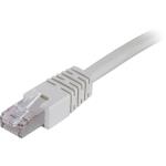 DELTACO Network Cable | Cat 6 | F/UTP | Low smoke/halogen free | Patch round (standard) | Grey | 50m