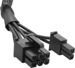 Corsair Type 3 Sleeved black PCI-E cable, compatible with all Corsair type 3 pin out PSU