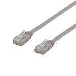 DELTACO Network Cable | Cat 6 | U/UTP | Patch thin | Grey | 2m