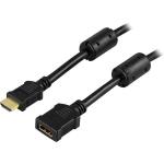HDMI-kabel förlängning v1.3, A ha-ho, 5m, svart