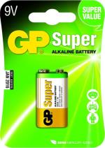 GP Super Alkaline 9V-battery, 1604A/6LF22, 1-pack